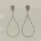 Rhinestone Teardrop Earrings