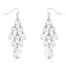 Clear Cluster Earrings
