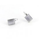 Grey Square Earrings