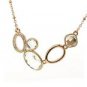 Rose Gold & White Crystal Necklace