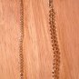 Light Topaz Crystal and Gold Linked Necklace