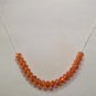 Orange Beaded Necklace