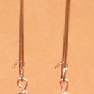 Royal Blue Disco Ball Drop Earrings