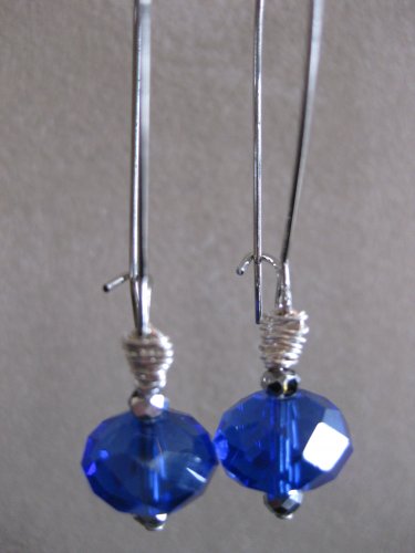 Royal Blue Drop Earrings