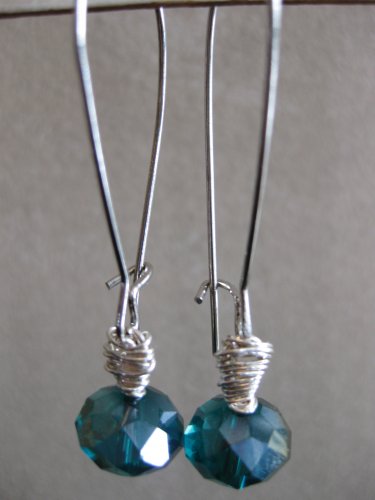 Emerald Green Drop Earrings