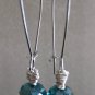 Emerald Green Drop Earrings