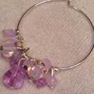 Pink & Purple Swarovski Cluster Earrings