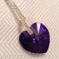 Swarovski Purple Heart Necklace