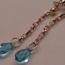 Aquamarine Raindrop Earrings
