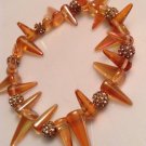 Tangerine Spike Bracelet