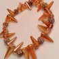 Tangerine Spike Bracelet
