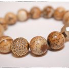Picture Jasper & Cream Quartz Bracelet