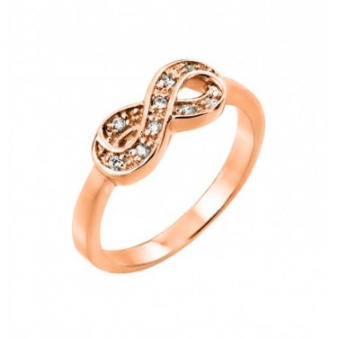 Infinity RoseGold Ring