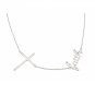 Ladies Silver NeckLace .925 - Faith & Cross