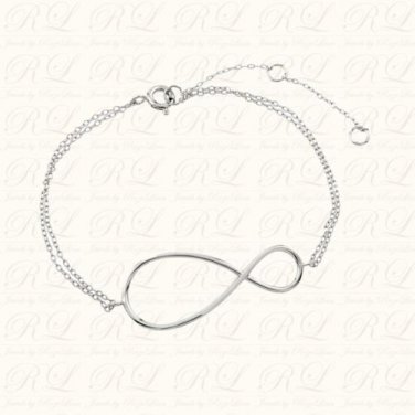 Sterling Silver Infinity Bracelet