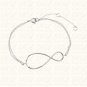 Sterling Silver Infinity Bracelet
