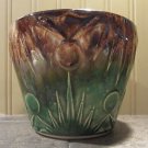 VINTAGE ROBINSON RANSBOTTOM POTTERY PLANTER - SUN AND MOON PATTERN