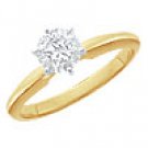 18k Gold Round pre-set Engagement ring