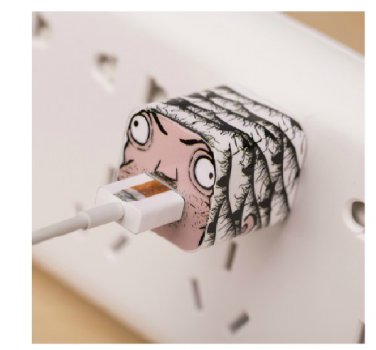 Creative and Fancy Plug and Charger Sticker