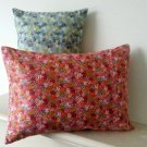 Red Multicolor 18"x12" throw pillow