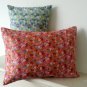 Red Multicolor 18"x12" throw pillow
