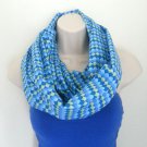 Blue Infinity Scarf