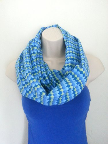 Blue Infinity Scarf