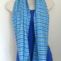 Blue Infinity Scarf