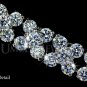 4 Leaf Flower AAA++Swiss Cubic Zirconia White Gold Plaeted