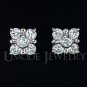 5 pcs 0.1 carat AAA+ CZ Stud Earring White Gold Plated