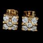 5 pcs 0.1 carat AAA+ CZ Stud Earring Rose Gold Plated