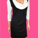 YESSICA LADIES COWL NECK DRESS SZ 10 12 14- NEW