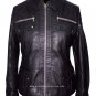 NWT Women's Bomber Style Leather Jacket Style 2550