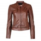 Women's Biker Leather Jacket Style FS-48