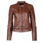 Women's Biker Leather Jacket Style FS-48