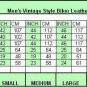 Men's Vintage Style Biker Leather Jacket Style MD-46