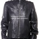 NWT Men's Rouge Squadron Bomber Leather Jacket Style MD-160
