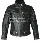 Men's Street Biker Leather Jacket Style MD-106