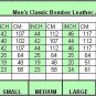 Men's Bomber Leather Jacket Style MD-58