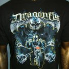 DRAGONFLY Brand SKULL  MOTORCYCLE BIKER BIKE LUCKY T-SHIRT 13 MEN XXL