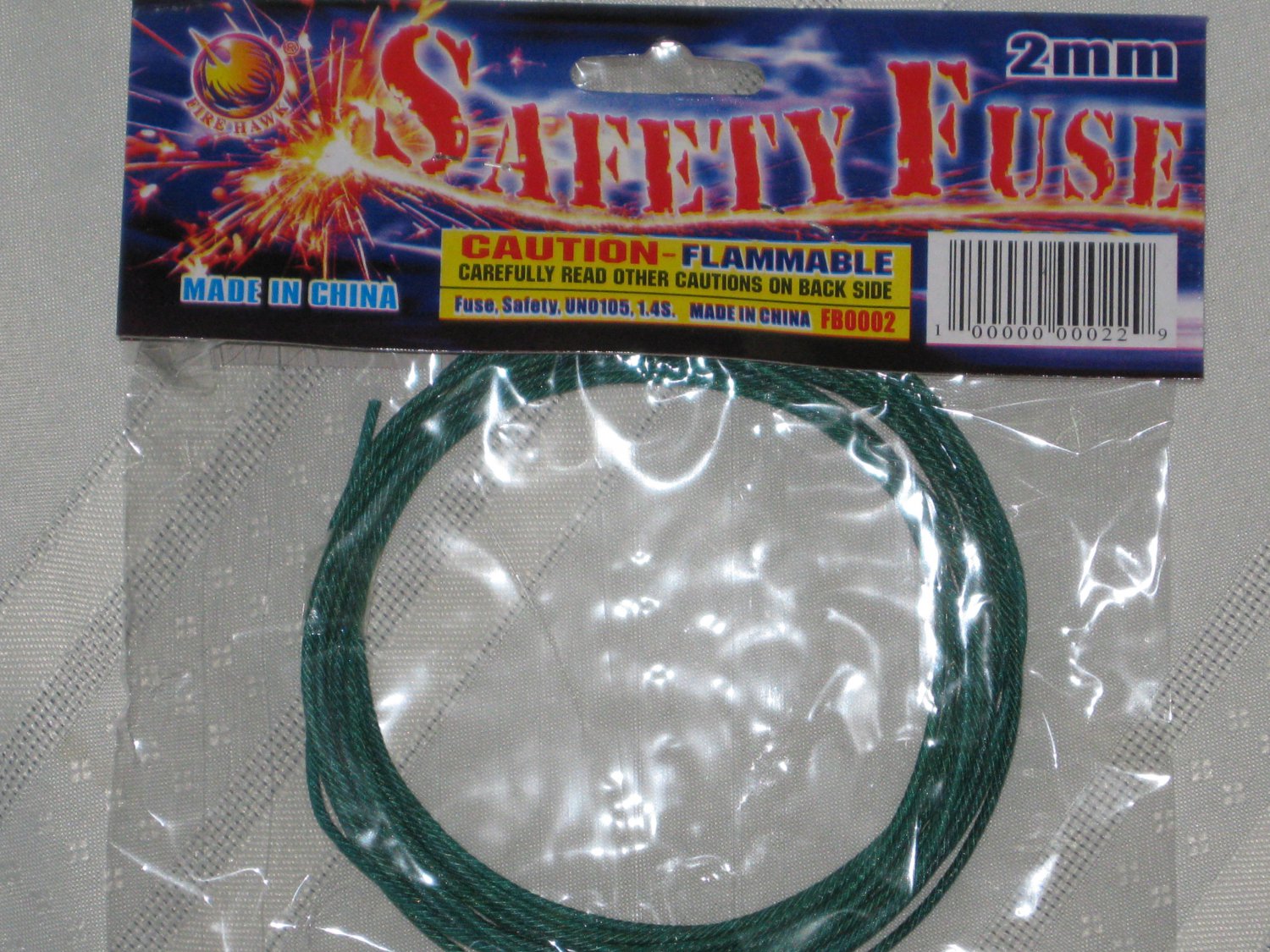 (5) 20 Foot Rolls Cannon Fuse 3MM 13 Seconds Per Foot