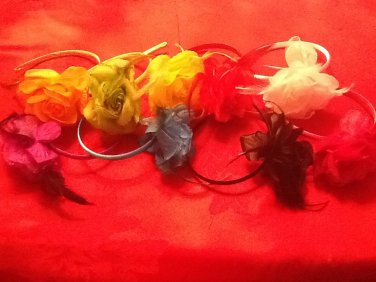 Flower hair band