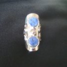 Natural Gemstone Lapis Lazali Ring 16, Alpaca Silver, One Size Fits Most