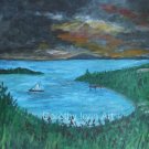 Safe Harbor from The Storm 15 x 10 1/2" Original Painting