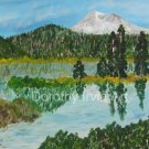 South Sister & Sparks Lake in Central Oregon Original Painting