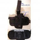 Right Handed Black Tactical Leg Holster