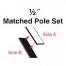 .5" x 100' Magnet to Magnet Strips (Match Pole Magnetic Tape)