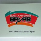 1997-1998 San Antonio Spurs NBA Basketball Team Photograph
