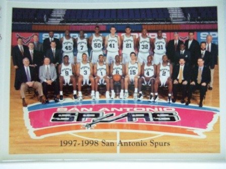 1997-1998 San Antonio Spurs NBA Basketball Team PhotographYou may also be interested in: