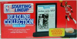 1992 - Michael Jordan - Action Figures - Starting Lineups - Headline - Basketball - Bulls